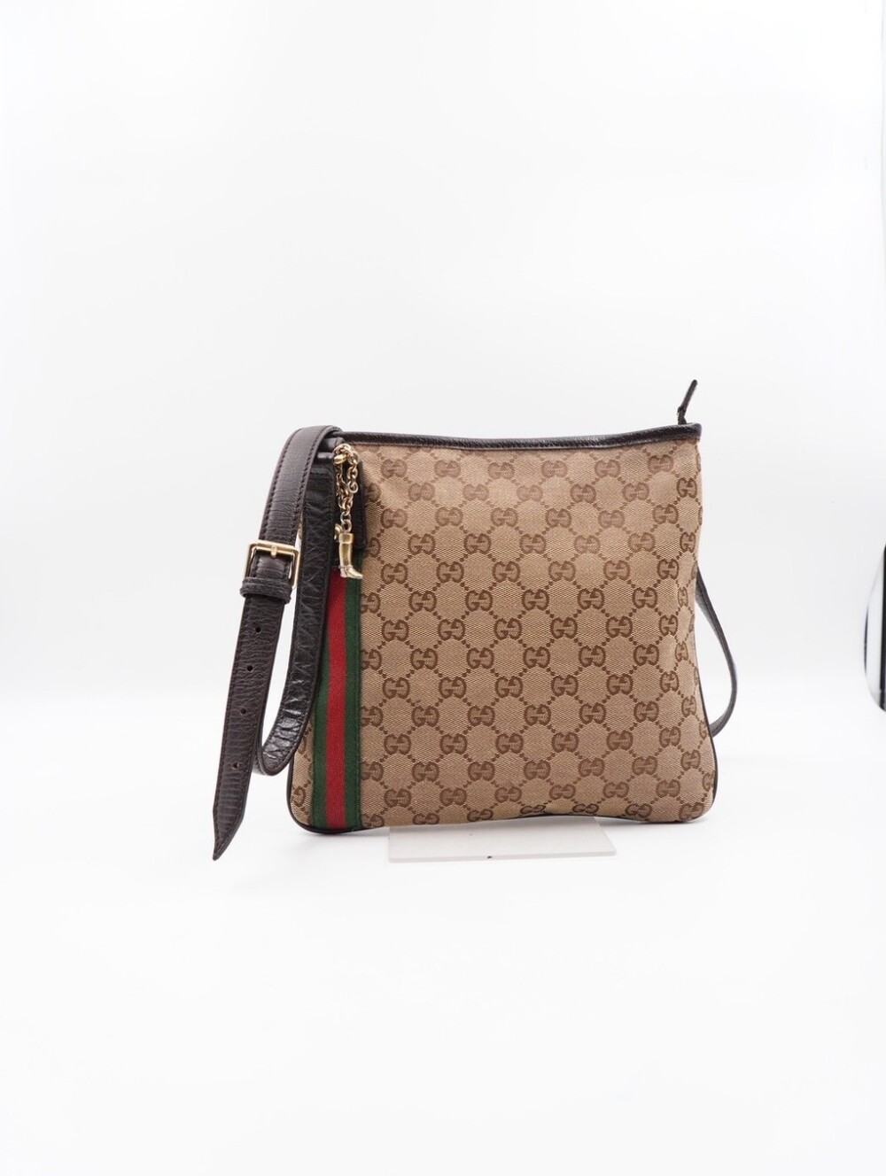 CL02 💕 Gucci GG Canvas Jolicoeur Crossbody bag